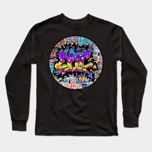 graffiti epic cool tag art 24 sticker Long Sleeve T-Shirt